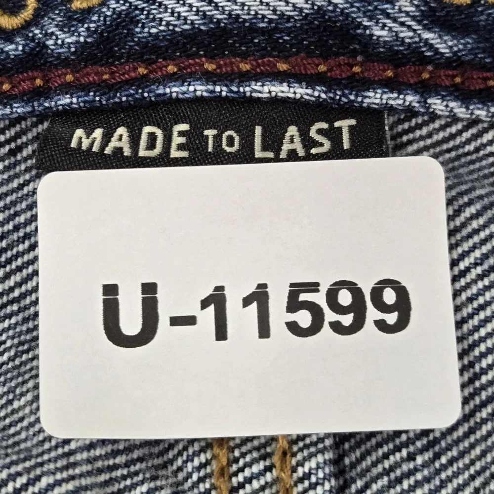 American Eagle Outfitters Men Jeans 30X34 Blue Denim Slim‎ Button 29
